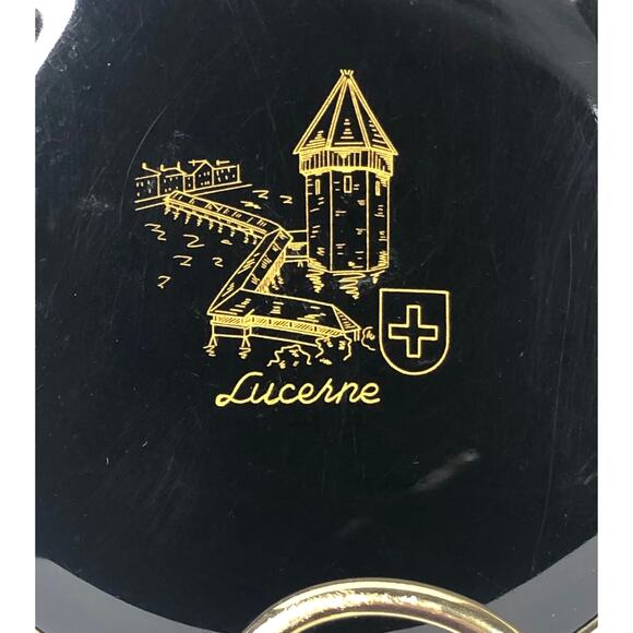 Vintage Retro Deco Atomic Ashtray Lucerne 1950's Mid-Century Modern Unique Decor - Picture 8 of 8